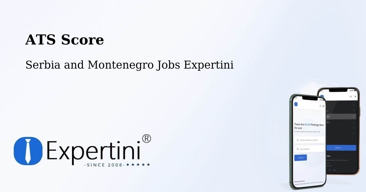 Resume ATS Score & Job Description Match Tool – Nakusp - Serbia and Montenegro Jobs Expertini