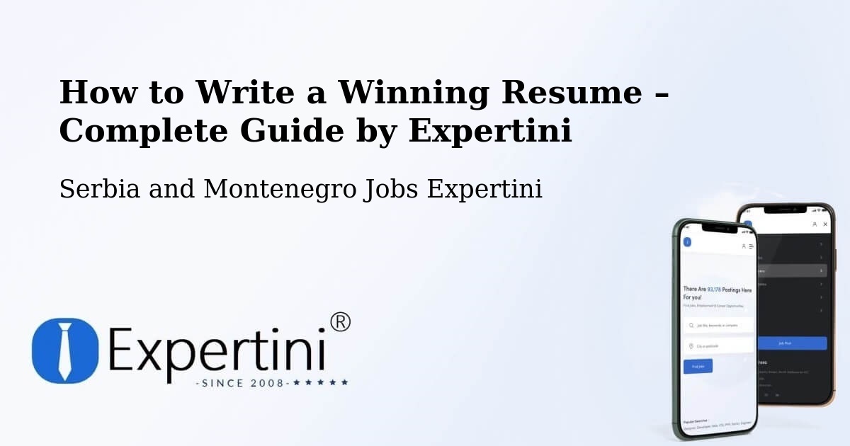 Resume Writing Guide for Job Seekers – Nakusp - Nakusp, Serbia and Montenegro Jobs Expertini
